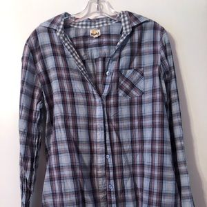 Mudd button down plaid shirt